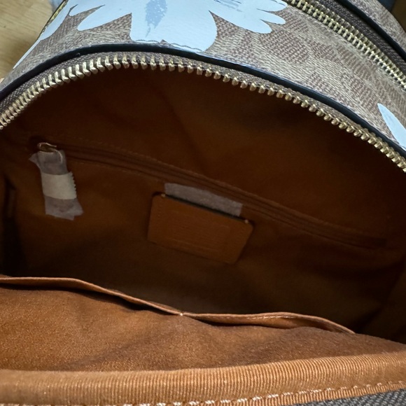 🌸 Coach Court Backpack In Signature Canvas With Floral Print - Picture 14 of 14